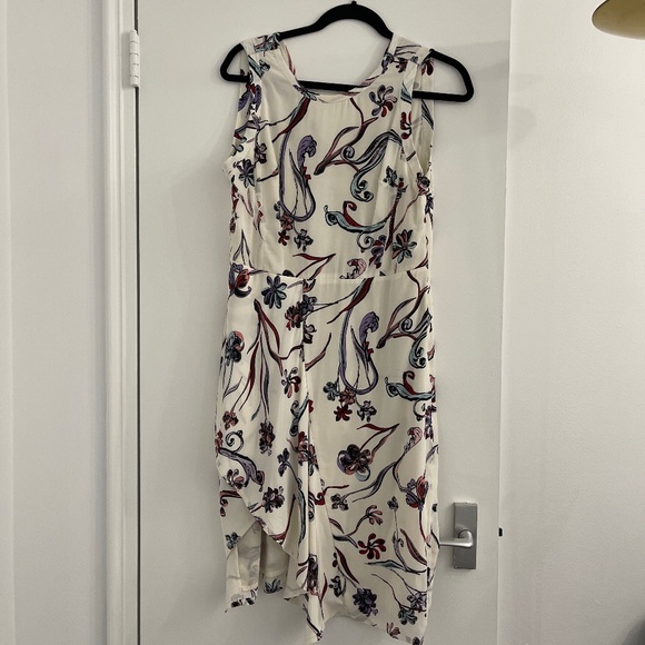 Silk printed Dress fully lined - Picture 1 of 2